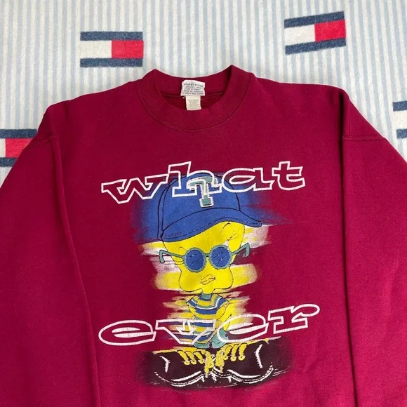 Vintage Looney Tunes Tweety Whatever crewneck sweatshirt - Picture 3 of 12